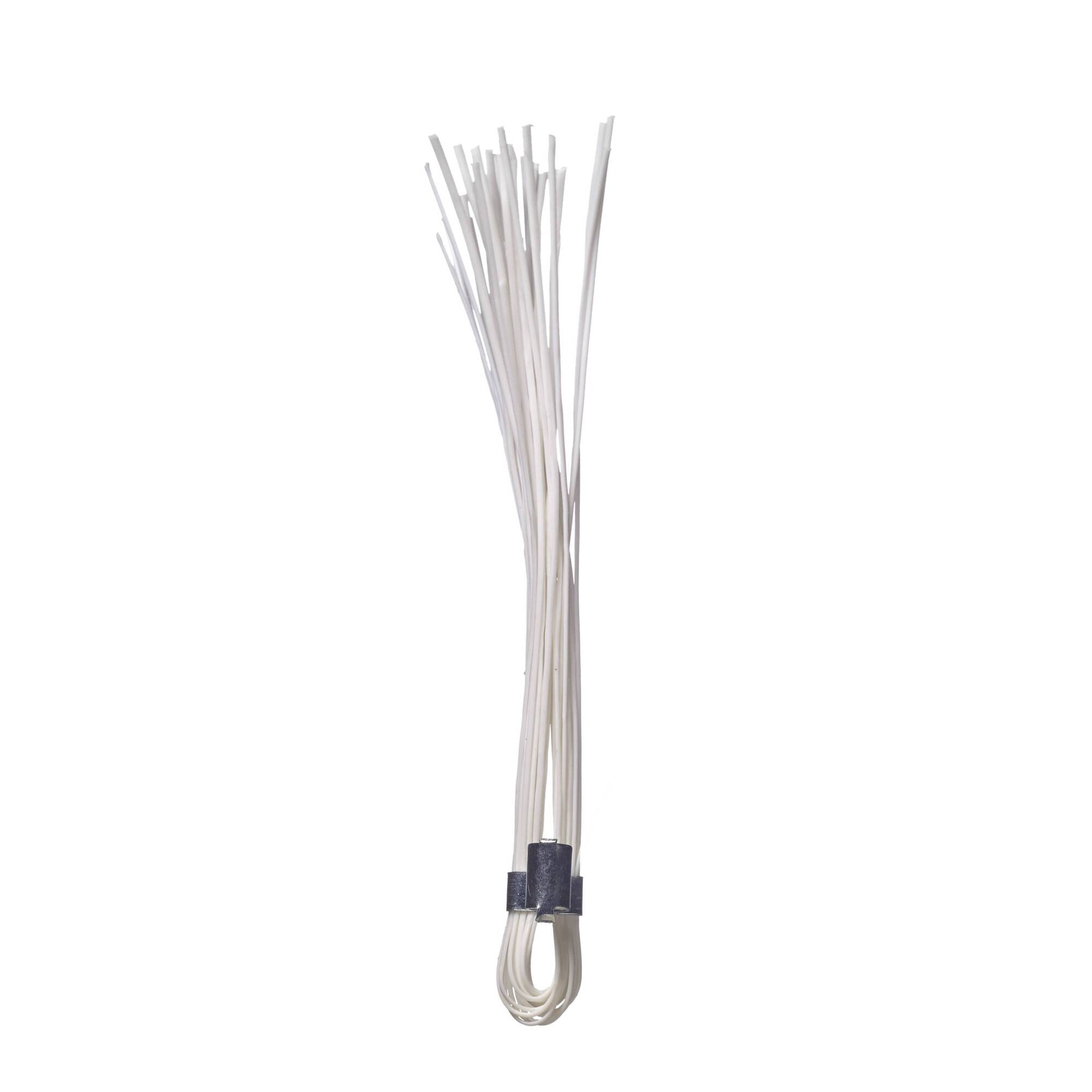 Mutual Industries 15900-10-0 Stake Whiskers White 500/Box